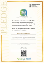 ZED Certificate Pledge